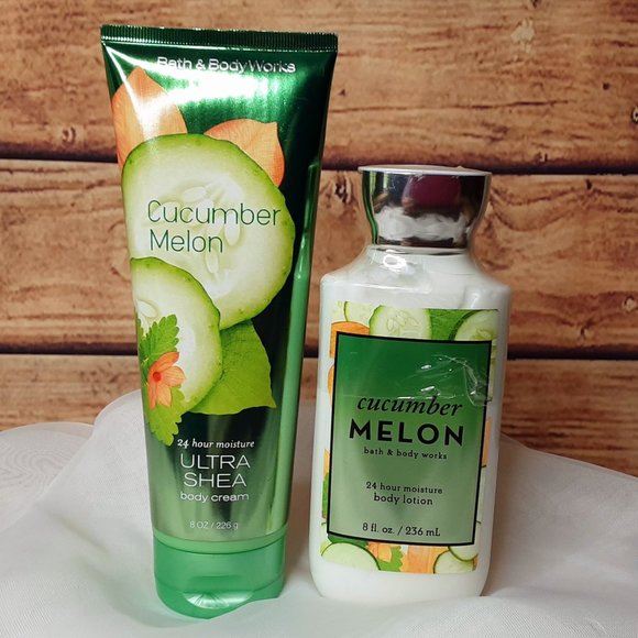 Bath & Body Works Other - BATH & BODY WORKS 2-PIECE 'CUCUMBER MELON' MOISTURIZING BODY CARE SET